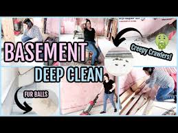 Unfinished Basement Deep Clean With Me