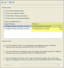 how to re sql database with