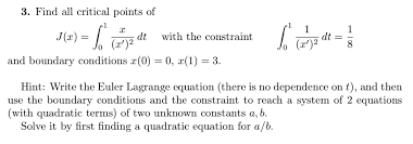 euler lagrange equation