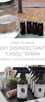 own disinfectant spray diy lysol recipe