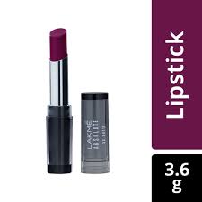 lakme absolute 3d lipstick purple