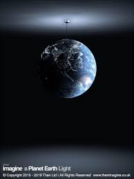 A Planet Earth Pendant Light Shade