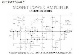 The tda7851l is a breakthrough mosfet technology class ab audio power amplifier in flexiwatt25 package designed for high power car radio. Mosfet Power Amplifier Design Circuit Diagram Images In 2021 Amplifier Circuitry Design Electronic Circuit Projects