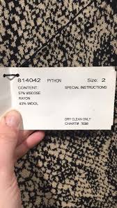 St John Black Cream Knit Python Pants Size 2 Xs 26 86 Off Retail