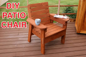 diy patio chair plans and tutorial