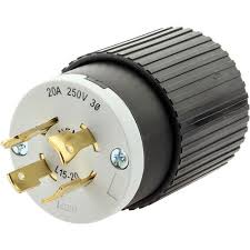 20 Amp 250v Nema L15 20 3 Phase Twist Lock Plug