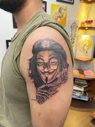 Guy fawkes mask tattoo porn