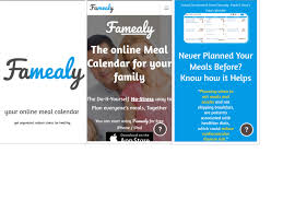 Famealy An Online Meal Calendar For Your Family