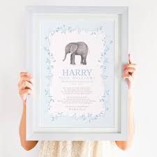 son christening print