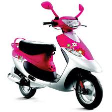 booking amount for tvs scooty pep