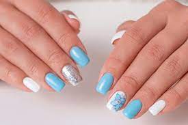 blue nail styles that ll instantly perk