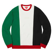 Simply select afterpay as your. Supreme Pique Crewneck White Medium Red Green Hype Mens Fw 2017 Streetwear Black Ebay