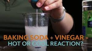 vinegar and baking soda reaction heat