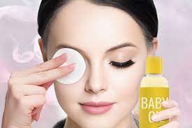 remove eyelash extensions with baby oil