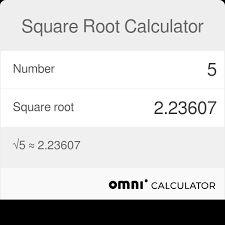 Square Root Calculator Find The Square