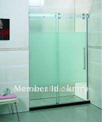 tempered glass sliding shower door