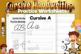 cursive handwriting practice worksheets
