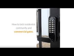 How To Lock A Gate Gate Lock Options