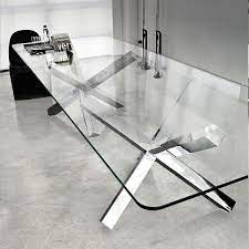 Aikido Large Glass Dining Table