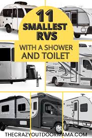 Rv sites are available in two styles: 11 Best Small Rvs With A Shower And Toilet Pics Floor Plans The Crazy Outdoor Mama
