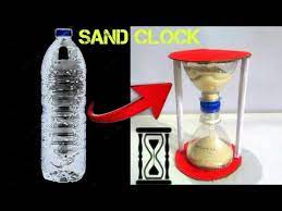 Sand Clock With Waste Water Bottle