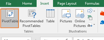 how to create pivot tables in excel