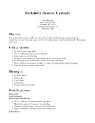 Sample Server Resume Objective Examples For Servers Best Example