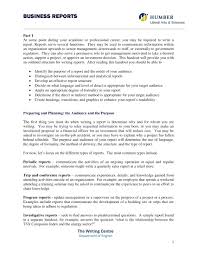  business report pdf word examples business report example