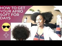 2 s to soften natural black hair