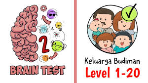 Buat urutan seperti berikut ini : Kunci Jawaban Brain Test 2 Keluarga Budiman Level 1 20 Indonesia 3 Youtube