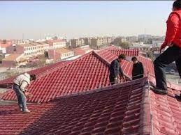 installation video of pvc roofing tiles