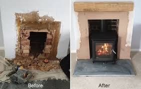 Open Up Chimney Fireplace And Install A