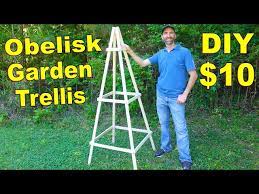How To Make A Obelisk Garden Trellis