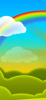 rainbow vector cartoon wallpaper