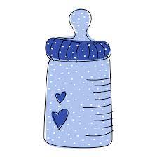 free able baby bottle clipart