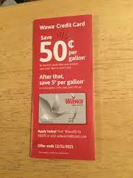 wawa credit card application form