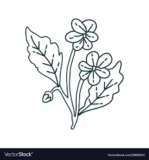 flower leaf design template royalty