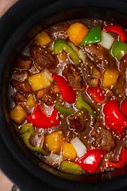 slow cooker sweet and sour pork recipe