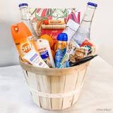 What do you put in a welcome basket for out of town guests?
