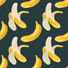 funny bananas seamless pattern design