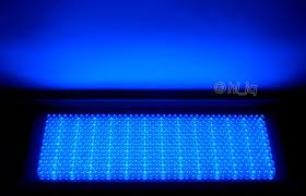 711 Led Blue Hydroponic Plant Lamp Grow Light Panel 30 W 225 110 V Ac Adaptor Ebay