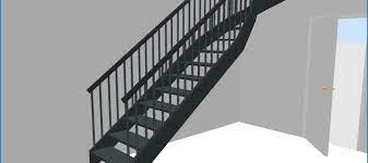 escalier dans sweet home 3d