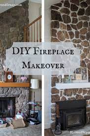 Diy Fireplace Makeover Blessed Beyond