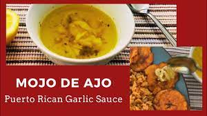 mojo de ajo puerto rican garlic sauce