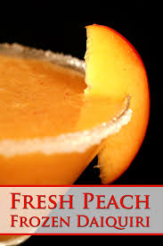 fresh peach daiquiri recipe frozen