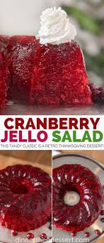 cranberry jello salad recipe side dish