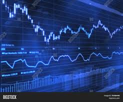Stock Market Chart On Image Photo Free Trial Bigstock