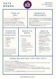 workout tips for vata dosha fitness