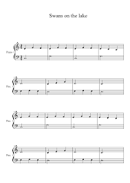 This abrsm grade 1 theory video is suitable for those candidates who are preparing for abrsm exams.***open for links/info***_____. Swans On The Lake Easy Sheet Music For Piano Solo Musescore Com
