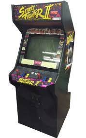 red street fighter 2 arcade game